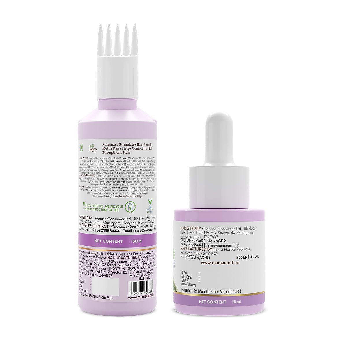 Rosemary Hair Regrowth Combo - 150 ml + 15 ml
