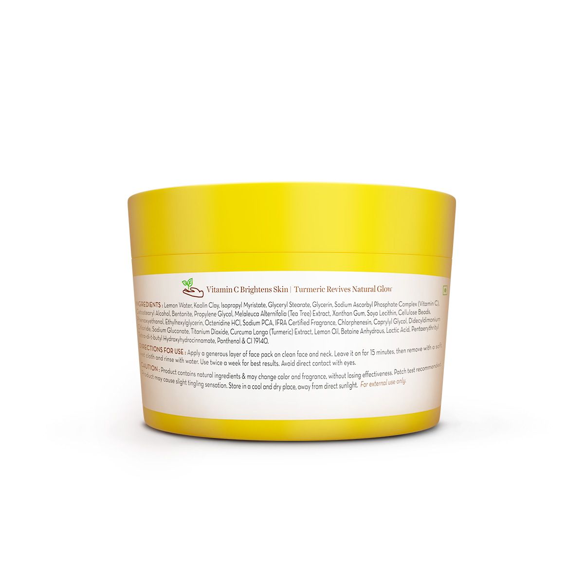 Vitamin C Daily Glow Face Pack with Vitamin C & Turmeric for Illuminating Skin - 200 g