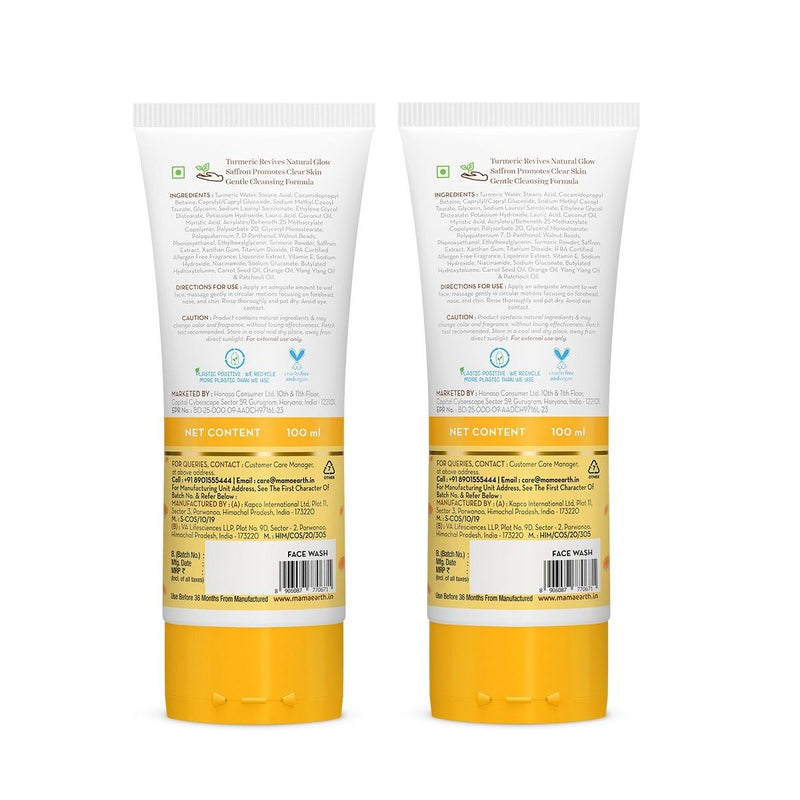 Ubtan Facewash for tan removal, Pack Of 2 - 100ml*2