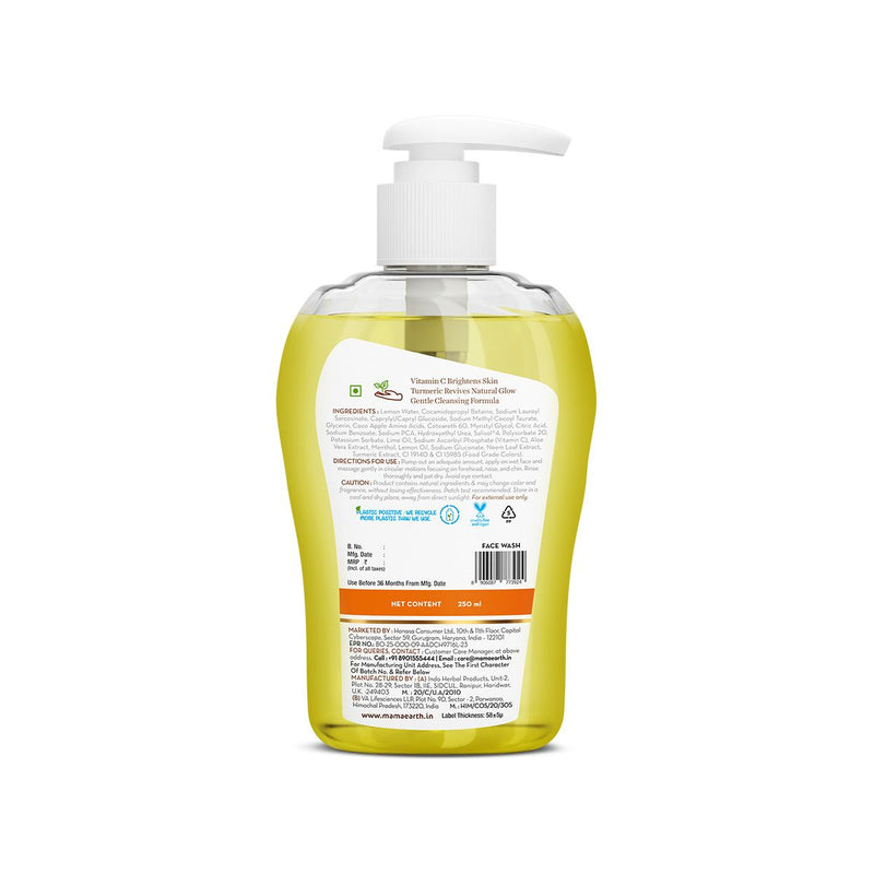 Vitamin C Face Wash with Vitamin C and Turmeric for Skin Illumination - 250ml