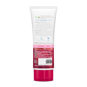 Mamaearth beetroot face wash back packaging