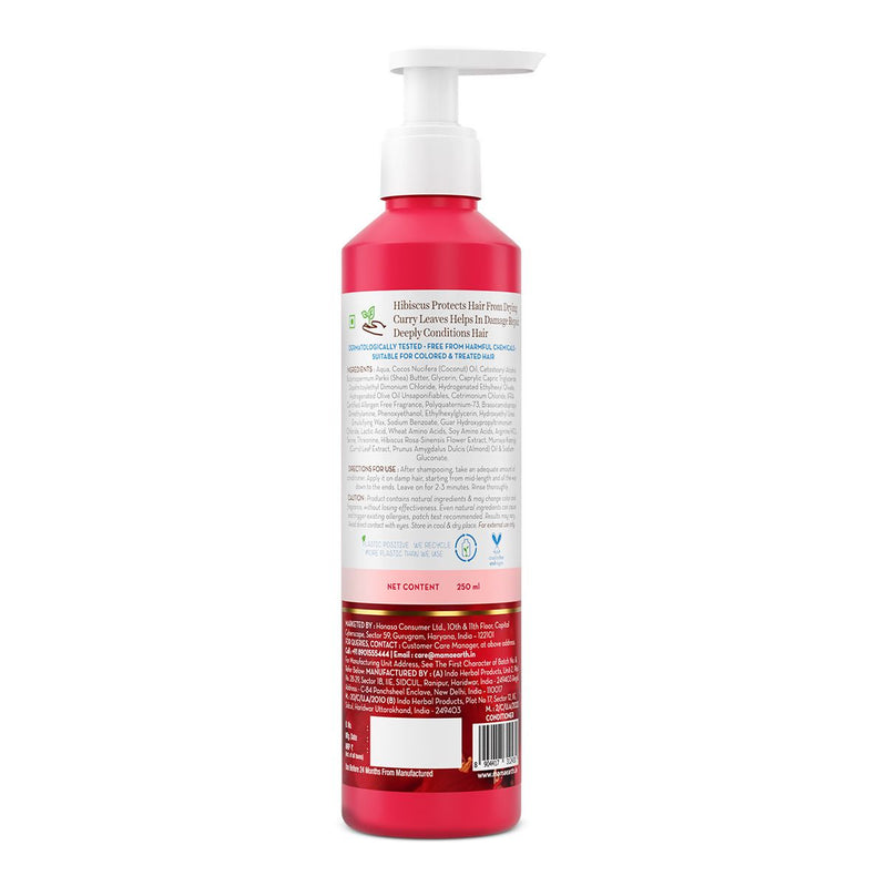 Mamaearth Hibiscus Damage Repair Conditioner With Hibiscus & Curry Leaves - 250ml
