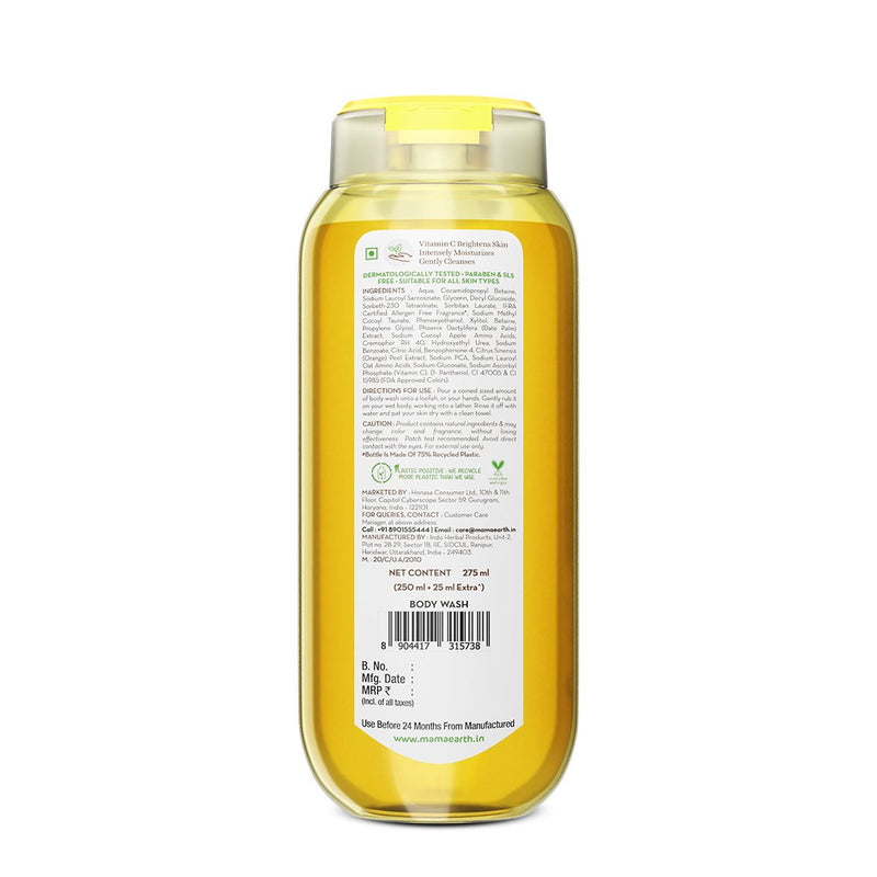 Vitamin C Moisturizing Body Wash with Vitamin C & Refreshing Lemon for Skin Illumination - 275 ml (250 ml + 25 ml Extra)