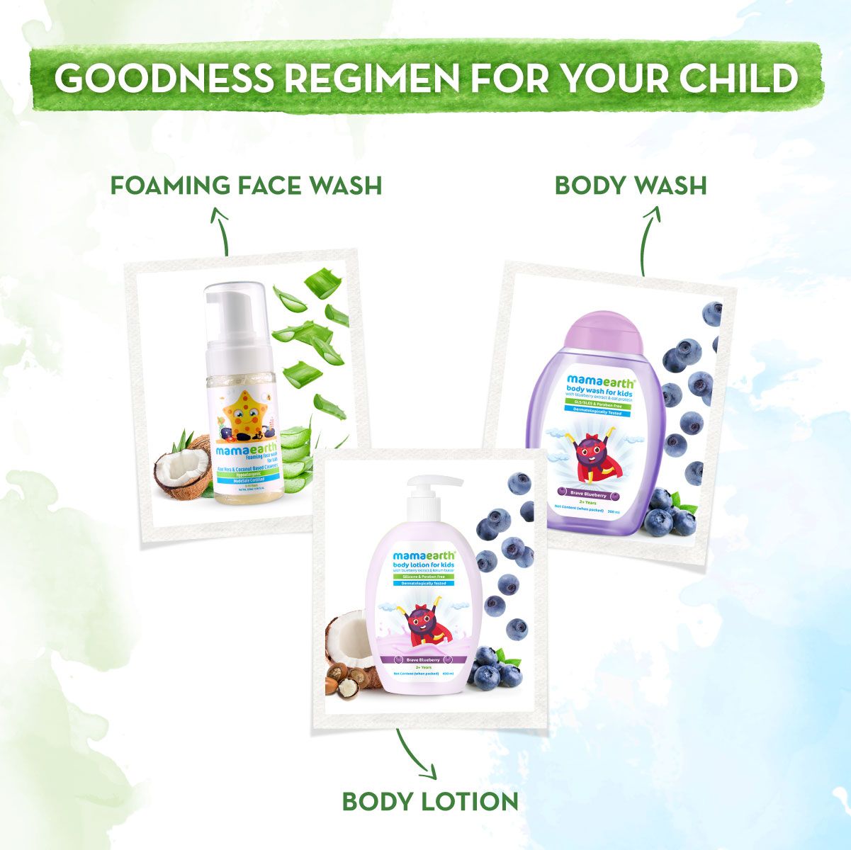 Brave Blueberry Body Lotion For Kids with Blueberry and Kokum Butter– 400 ml