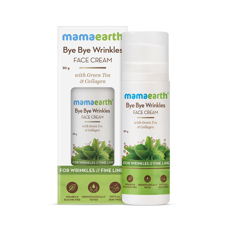 Bye Bye Wrinkles Face Cream with Green Tea & Collagen for Wrinkles & Fine Lines – 30 g