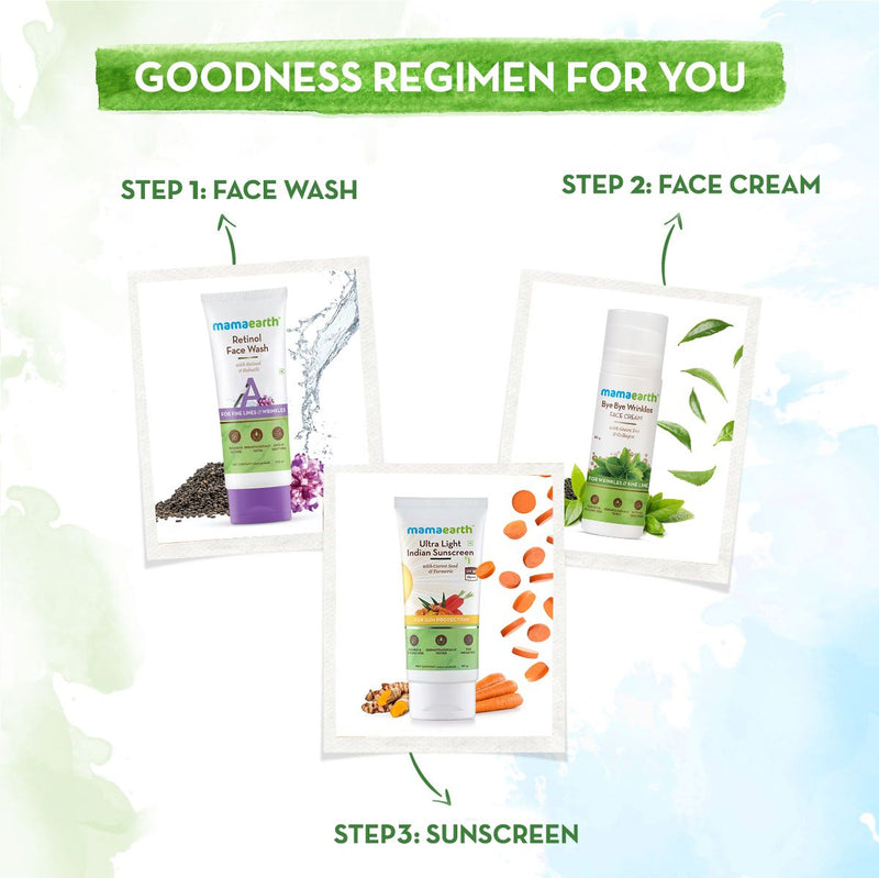 Bye Bye Wrinkles Face Cream with Green Tea & Collagen for Wrinkles & Fine Lines – 30 g