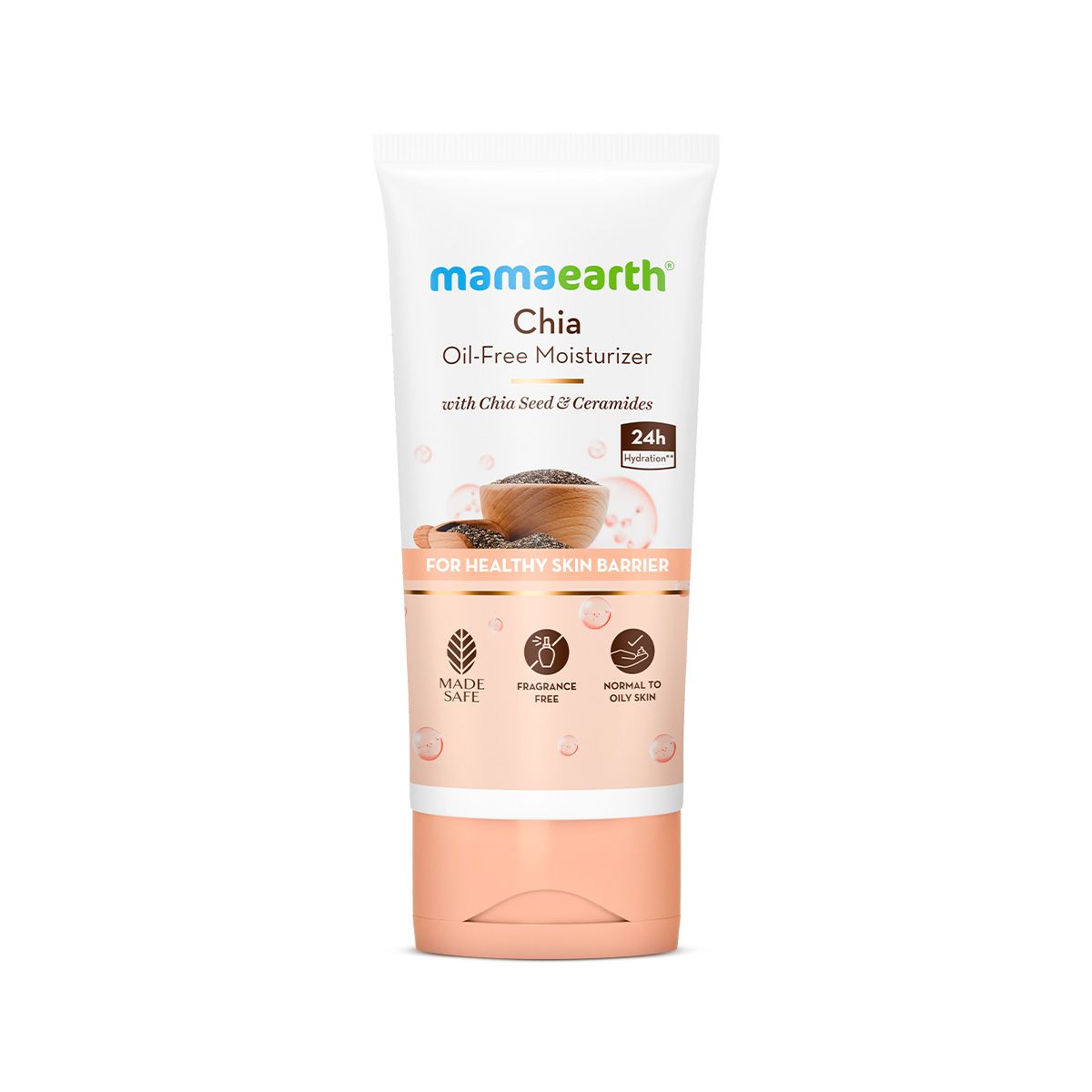 Chia Oil-Free Moisturizer with Chia Seed & Ceramides for Hydrated Glow - 80 g
