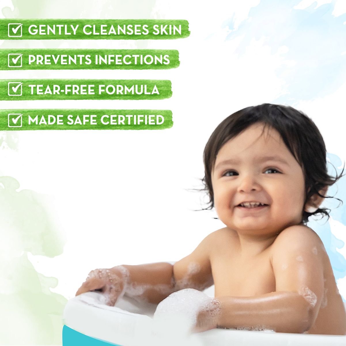 Coco Soft Body Wash gently cleanses prevents infections tear free made safe certified