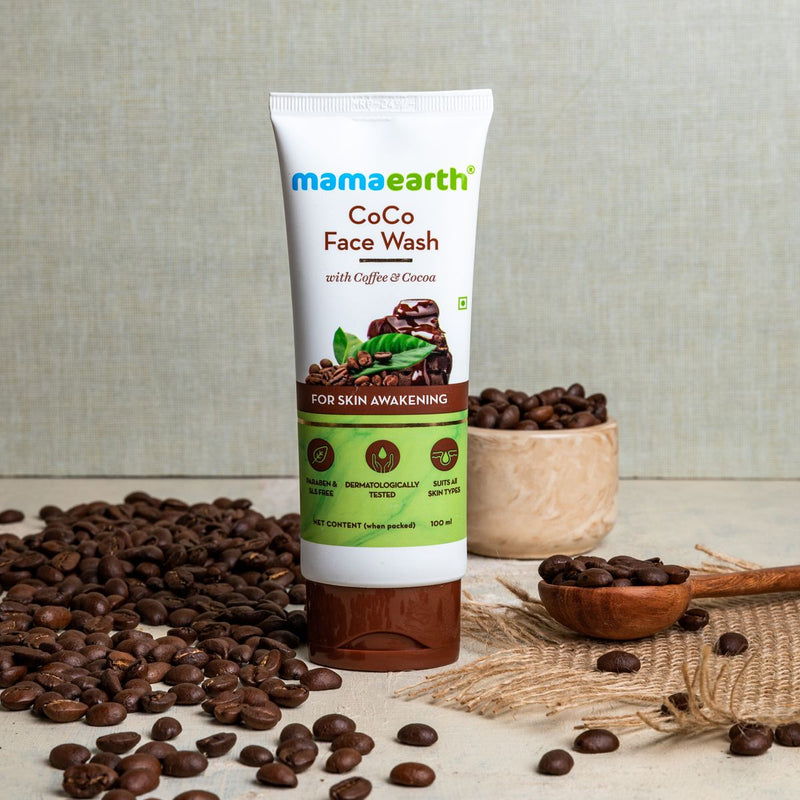 CoCo Face Wash with Coffee and Cocoa for Skin Awakening - 100ml
