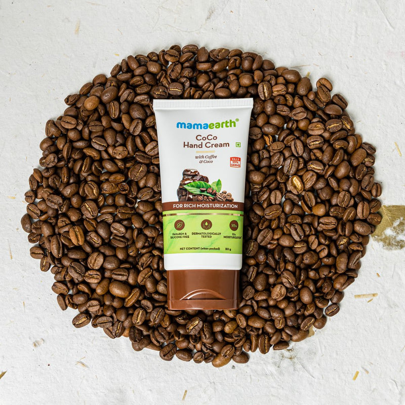 CoCo Hand Cream with Coffee and Cocoa for Rich Moisturization - 50g