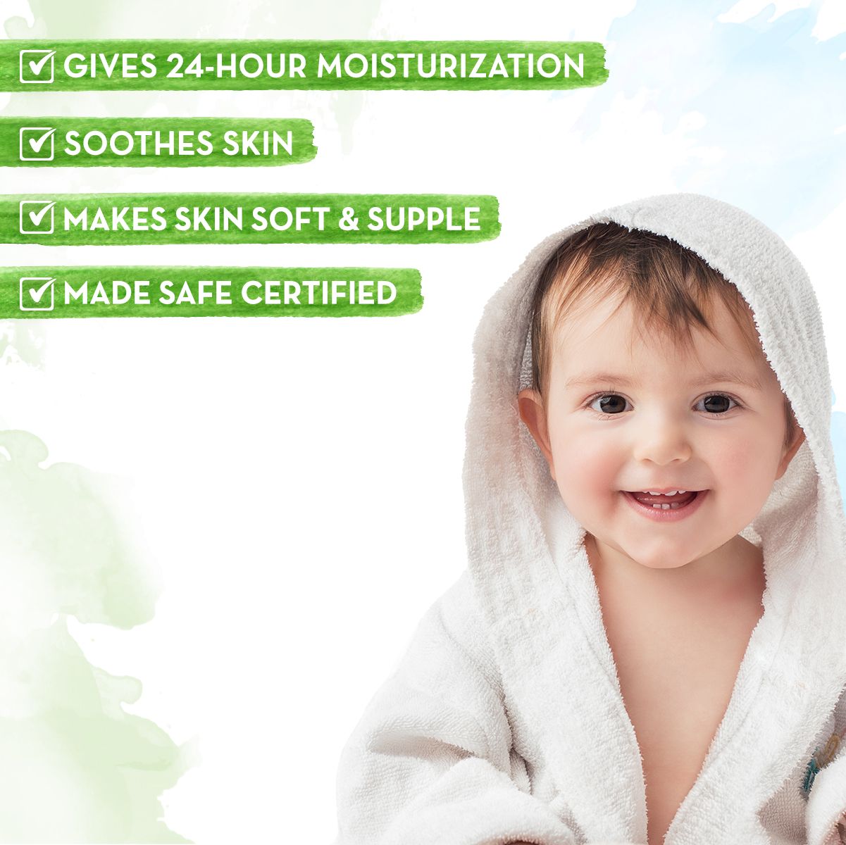 Coco Soft Body Lotion 24 hour moisturization soothes soft supple made safe certified babies