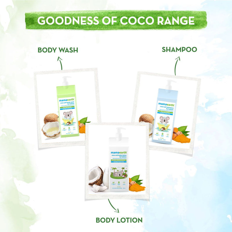 Coco Soft Body Lotion with Coconut Milk & Turmeric for 24-Hour Moisturization - 400 ml