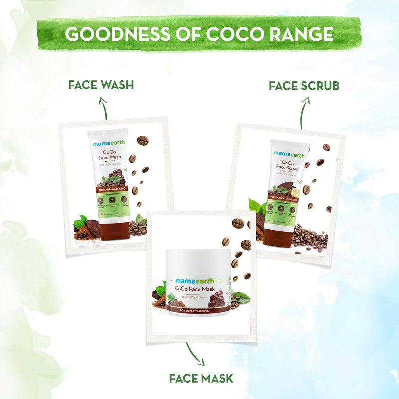 CoCo Face Wash with Coffee and Cocoa for Skin Awakening - 100ml