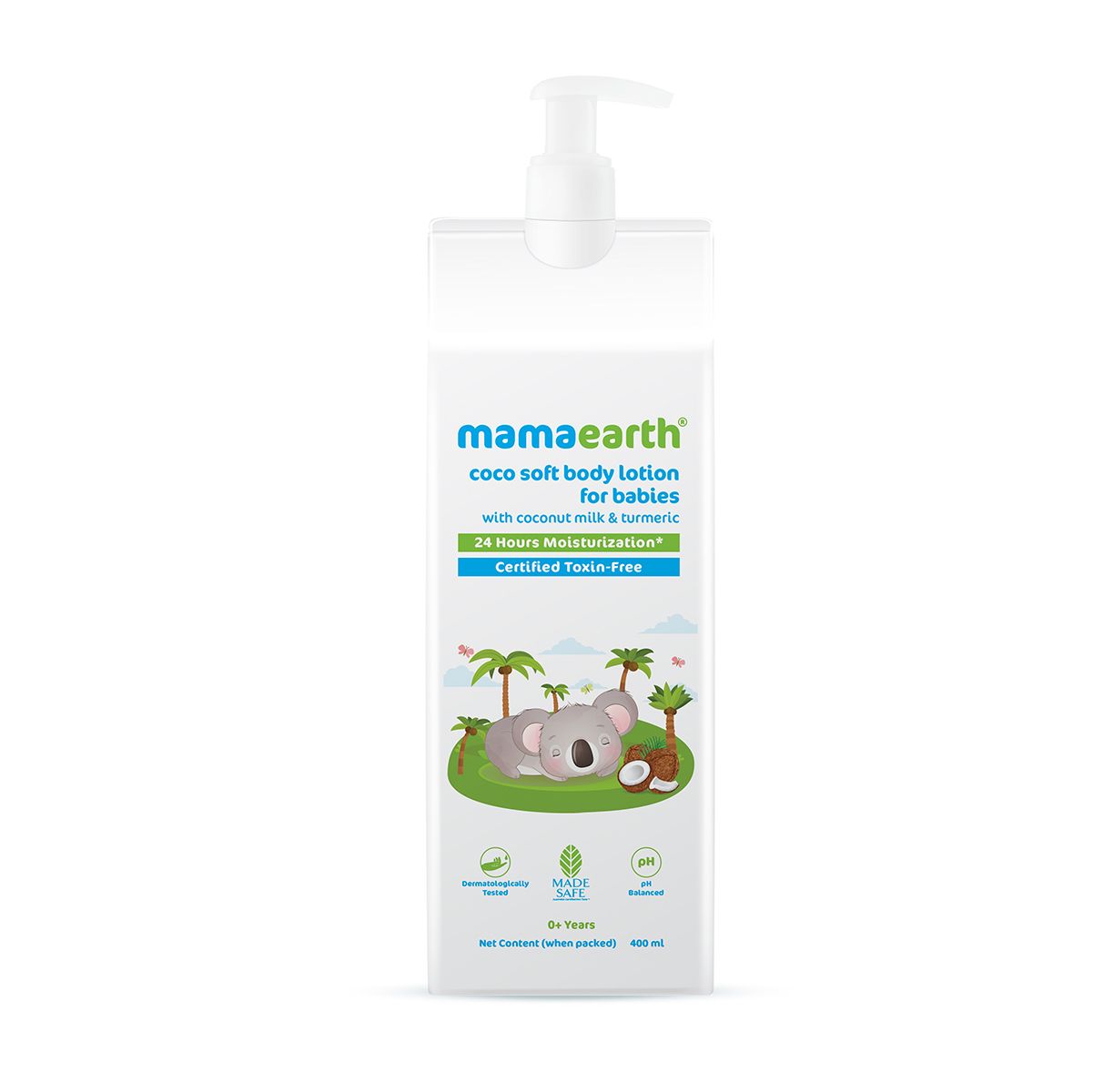 Coco Soft Body Lotion with Coconut Milk & Turmeric for 24-Hour Moisturization - 400 ml