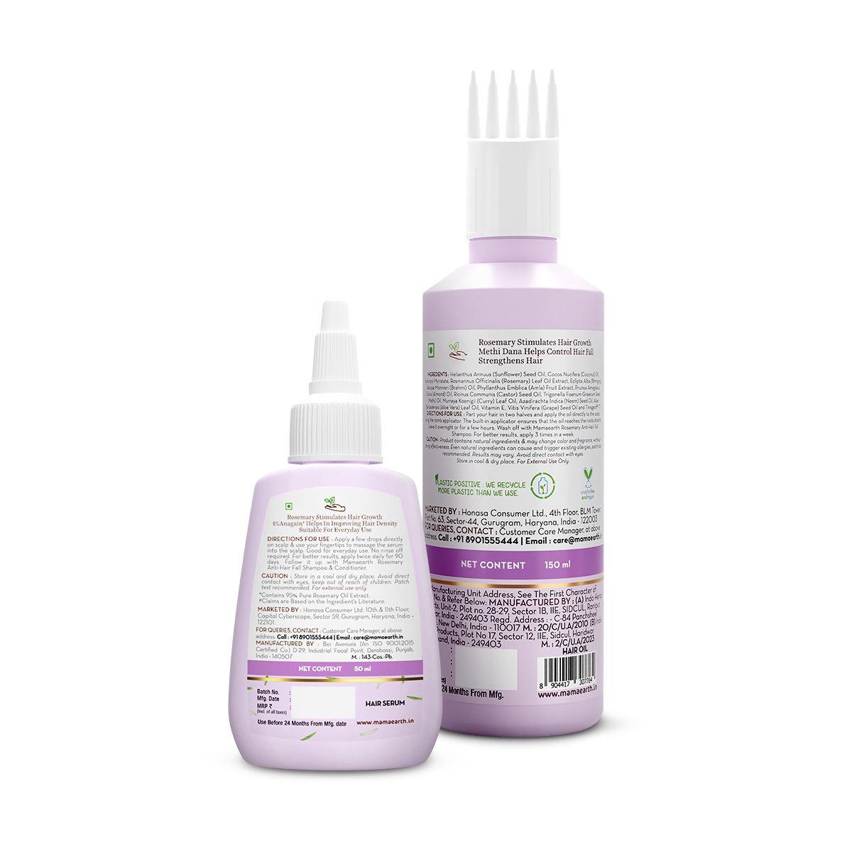 Rosemary Hair Growth & Nourishment Combo - 150ml + 50ml