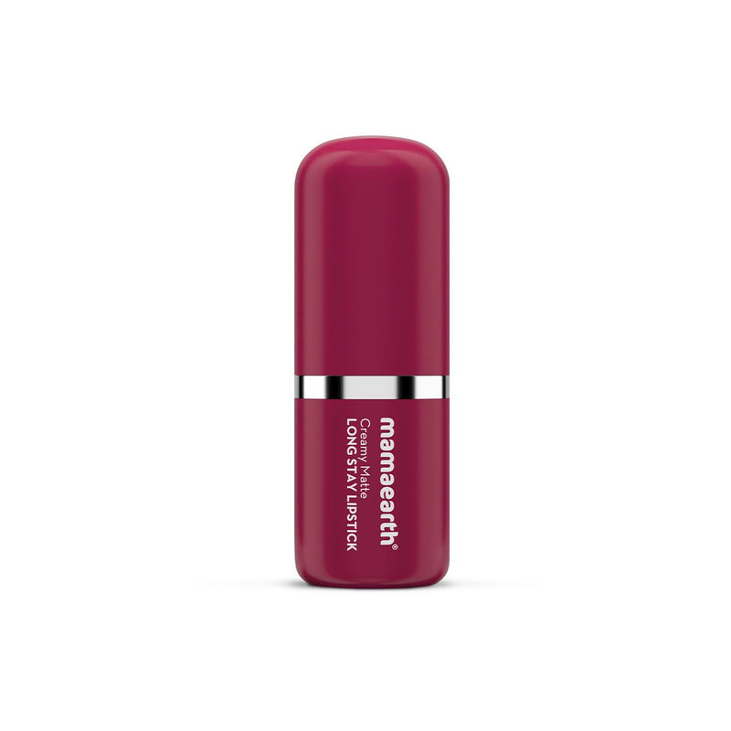 Creamy Matte Long Stay Lipstick with Murumuru Butter and Vitamin E  - 4.2g | Cranberry Crush