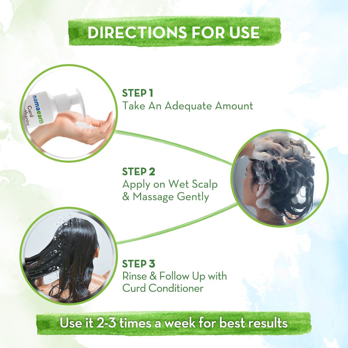 Curd Smoothening Shampoo with Curd & Keratin for Smooth & Shiny Hair- 250 ml