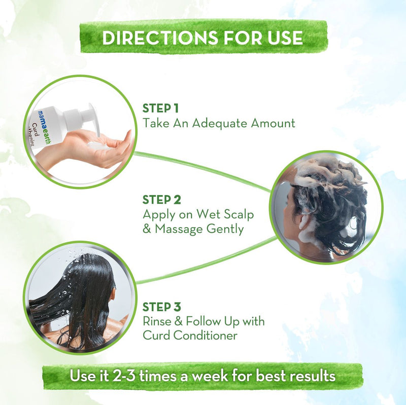 Curd Smoothening Shampoo with Curd & Keratin for Smooth & Shiny Hair- 250 ml