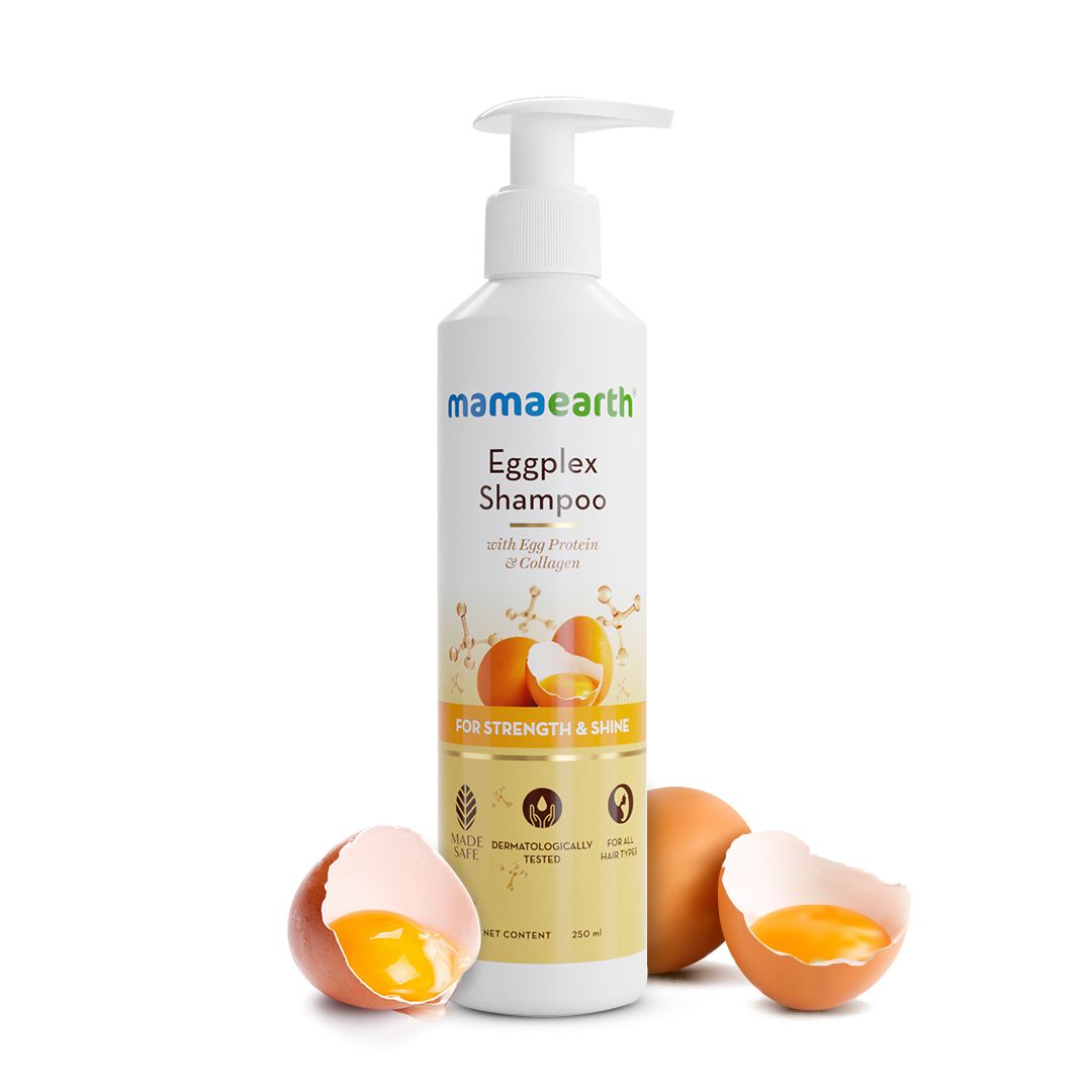 Eggplex Shampoo with Egg Protein & Collagen for Strength and Shine - 250 ml