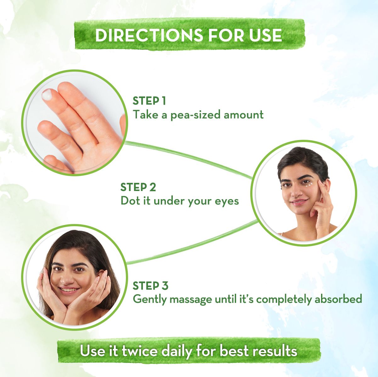 Vitamin C Daily Glow Under Eye Cream with Vitamin C & Turmeric for Dark Circle Reduction - 20 g