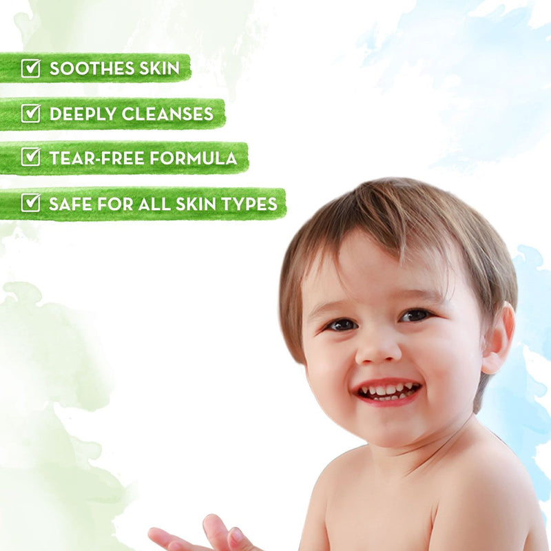Foaming Face Wash For Kids With Aloe Vera & Coconut For Gentle Cleansing- 150 ml (Pack of 2)