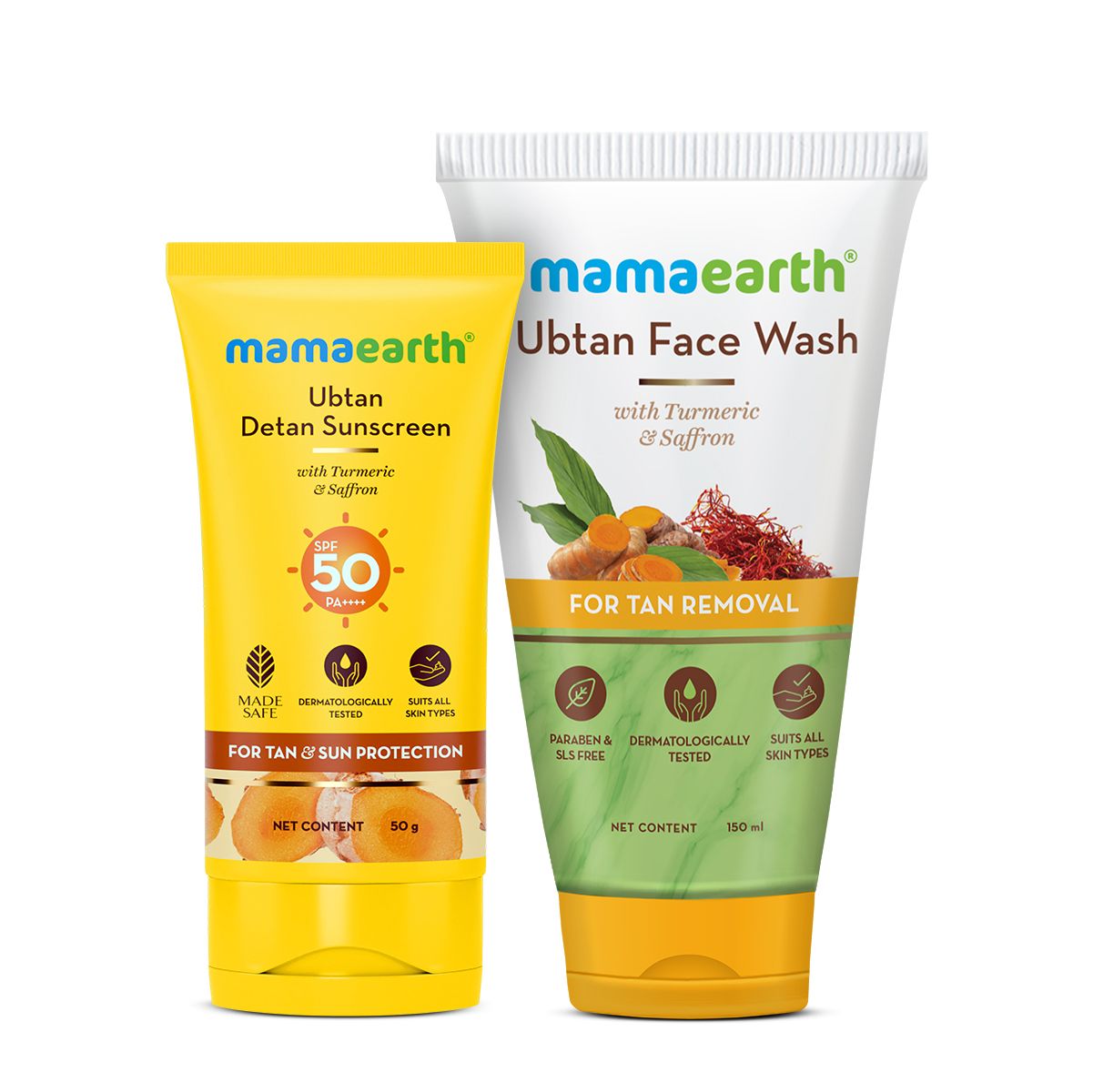 Ubtan Cleanse & Sun-Shield Combo - 150ml + 50gm