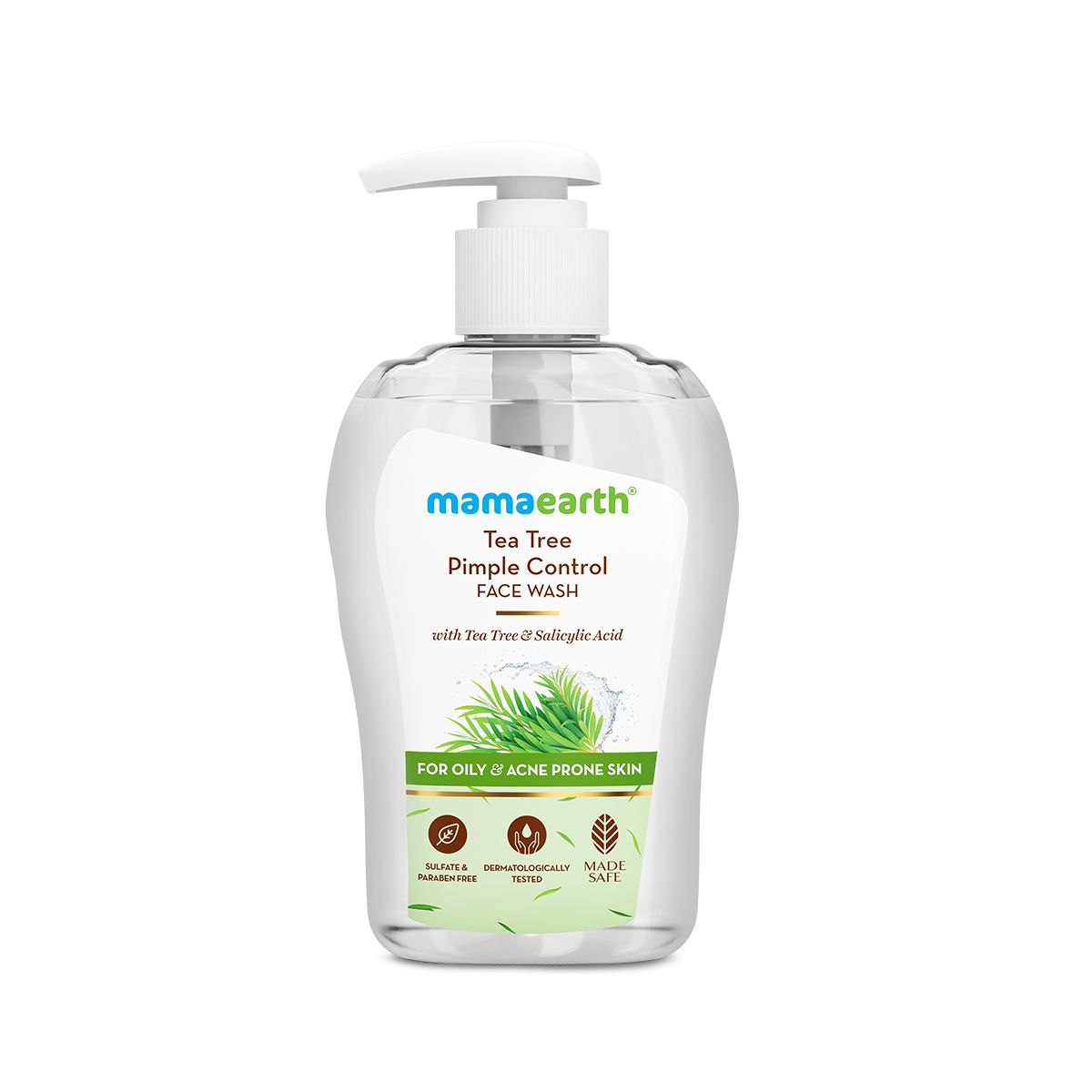 Tea Tree Pimple Control Face Wash with Tea Tree & Salicylic for Oily & Acne-Prone Skin - 250ml