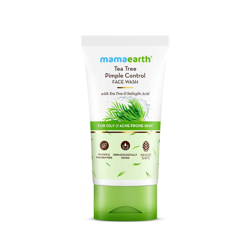 Tea Tree Pimple Control Face Wash with Tea Tree & Salicylic for Oily & Acne-Prone Skin - 150ml