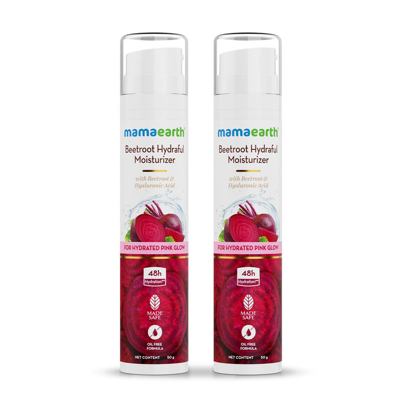 Beetroot Hydraful Moisturizer With Beetroot & Hyaluronic Acid - 50 ml (Pack of 2)