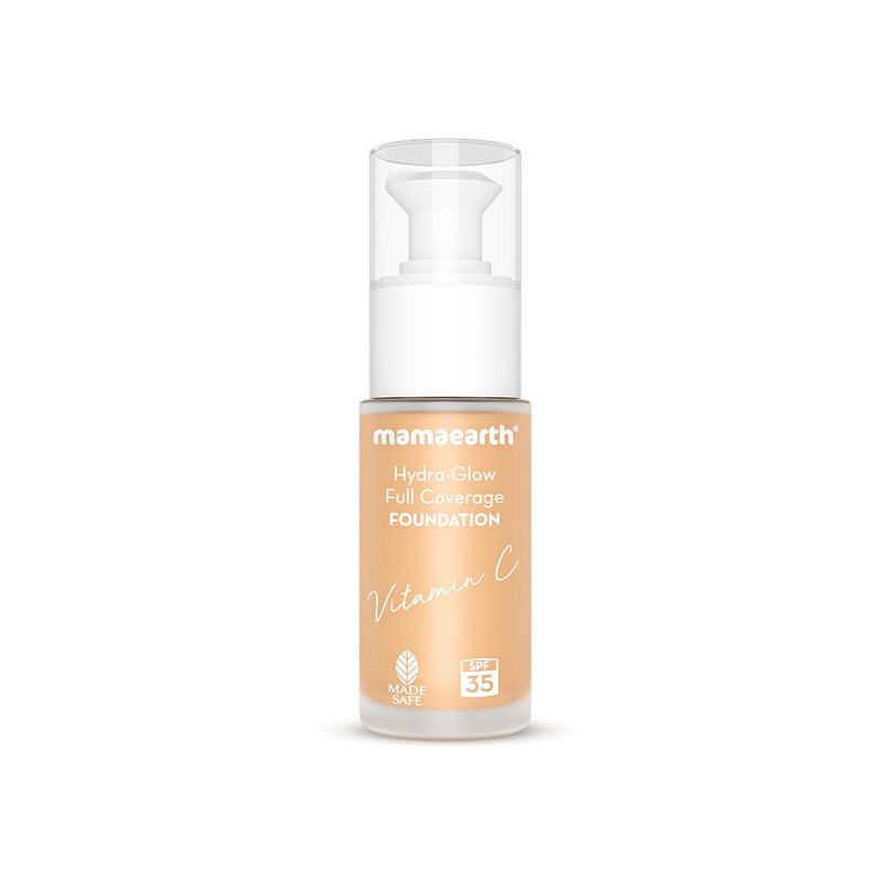 Hydra-Glow Full Coverage Foundation With Vitamin C & Turmeric - 30 ml | Crème Glow