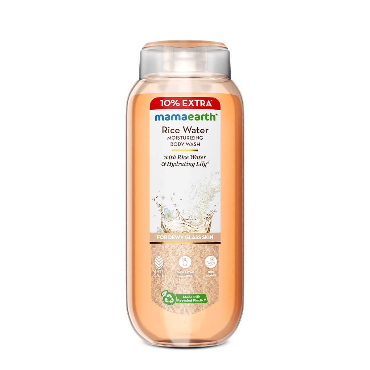 Rice Water Moisturizing Body Wash with Rice Water & Hydrating Lily for Dewy Glass Skin - 250 ml + 25 ml