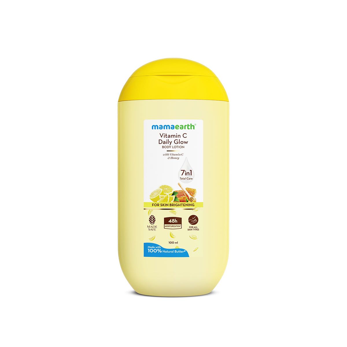 Mamaearth Vitamin C Daily Glow Body Lotion For Skin Brightening 100 ml