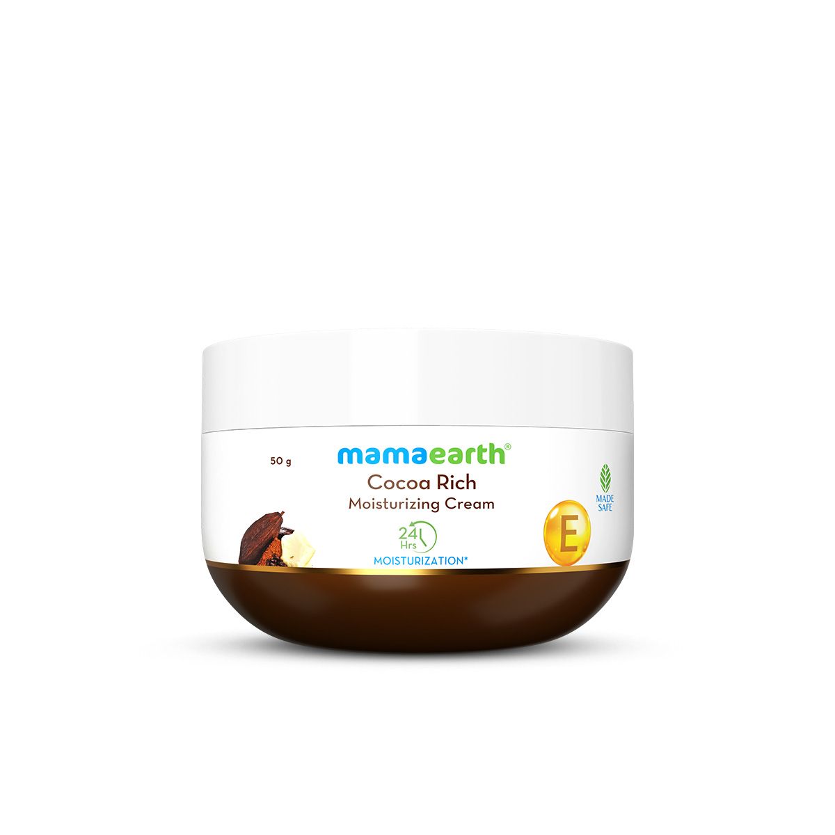 Cocoa Rich Moisturizing Cream with Cocoa Butter & Vitamin E for Deep Nourishment - 50 g