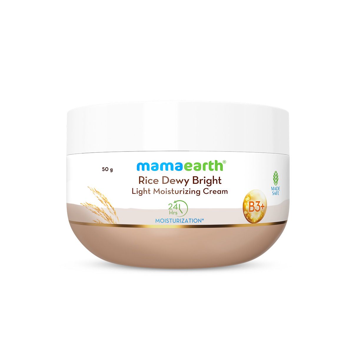 Rice Dewy Bright Light Moisturizing Cream with Rice Water & Niacinamide for Glass-Skin - 50 g