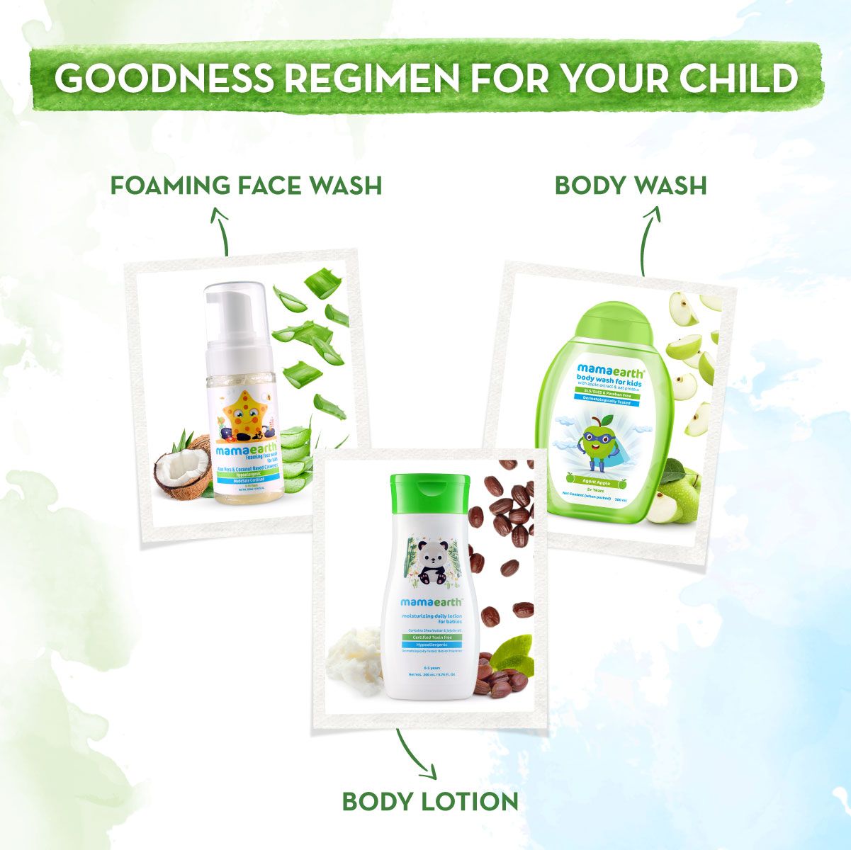 Agent Apple Body Wash for Kids with Apple and Oat Protein - 300 ml