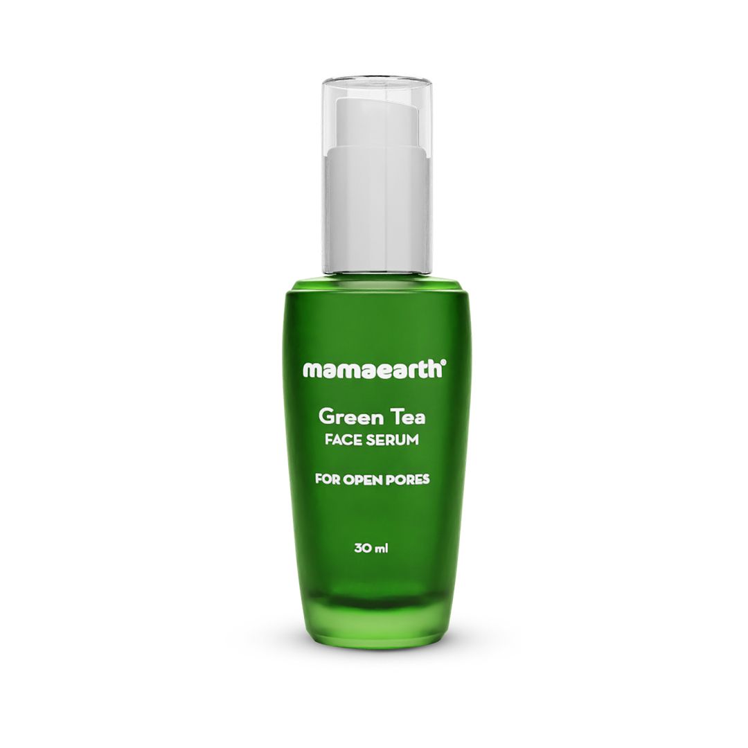 Green Tea Face Serum With Green Tea & Collagen For Open Pores - 30 ml