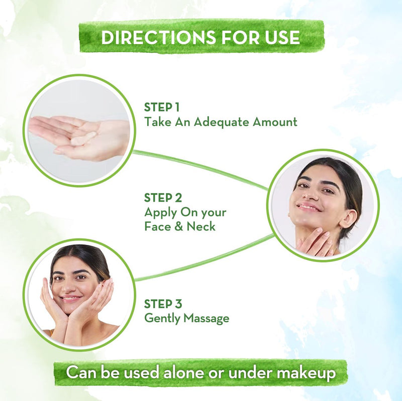 Green Tea Serum Gel with Green Tea & Collagen for Open Pores - 50 ml
