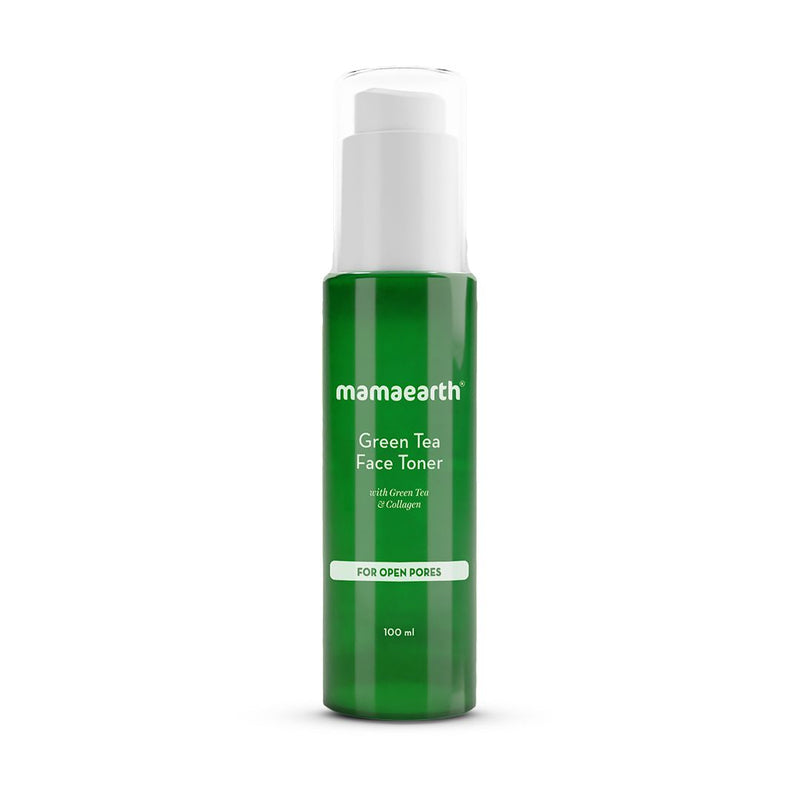 Green Tea Face Toner With Green Tea & Collagen For Open Pores - 100 ml