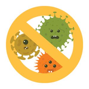 Kills Virus & Bacteria