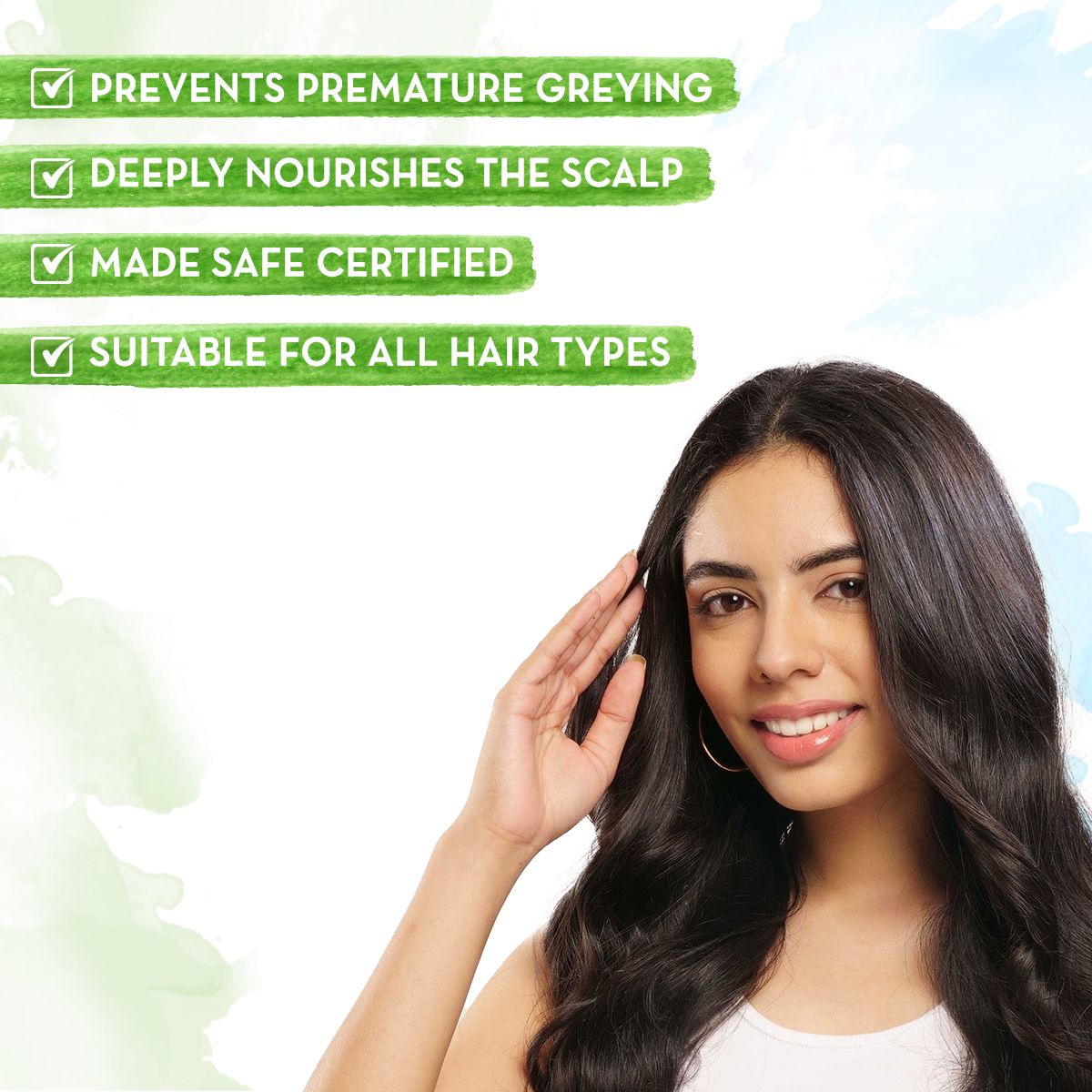 Henna Hair Oil with Henna & Coffee Oil for Premature Graying - 150 ml