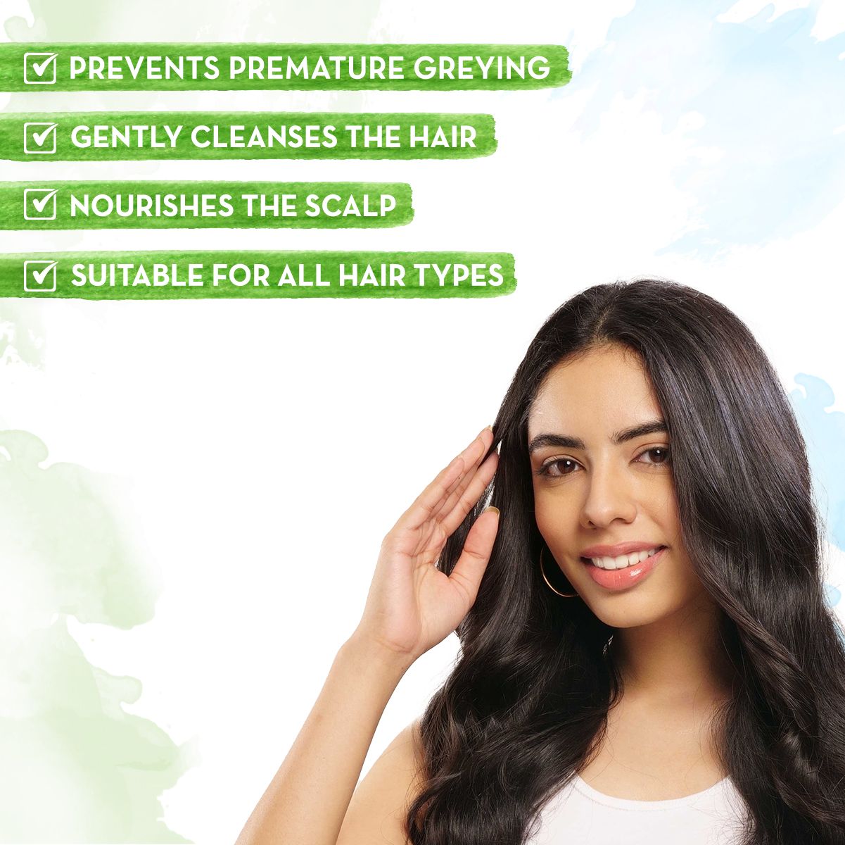 Henna Shampoo with Henna and Deep Roast Coffee for Premature Greying - 250 ml