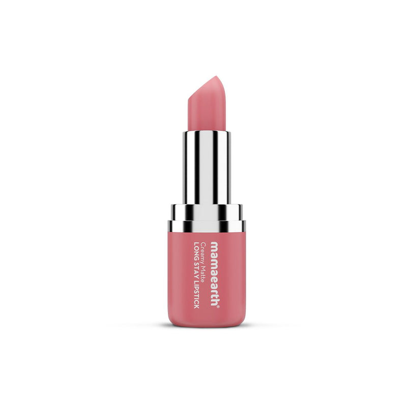 Creamy Matte Long Stay Lipstick with Murumuru Butter and Vitamin E  - 4.2g | Hibiscus Nude