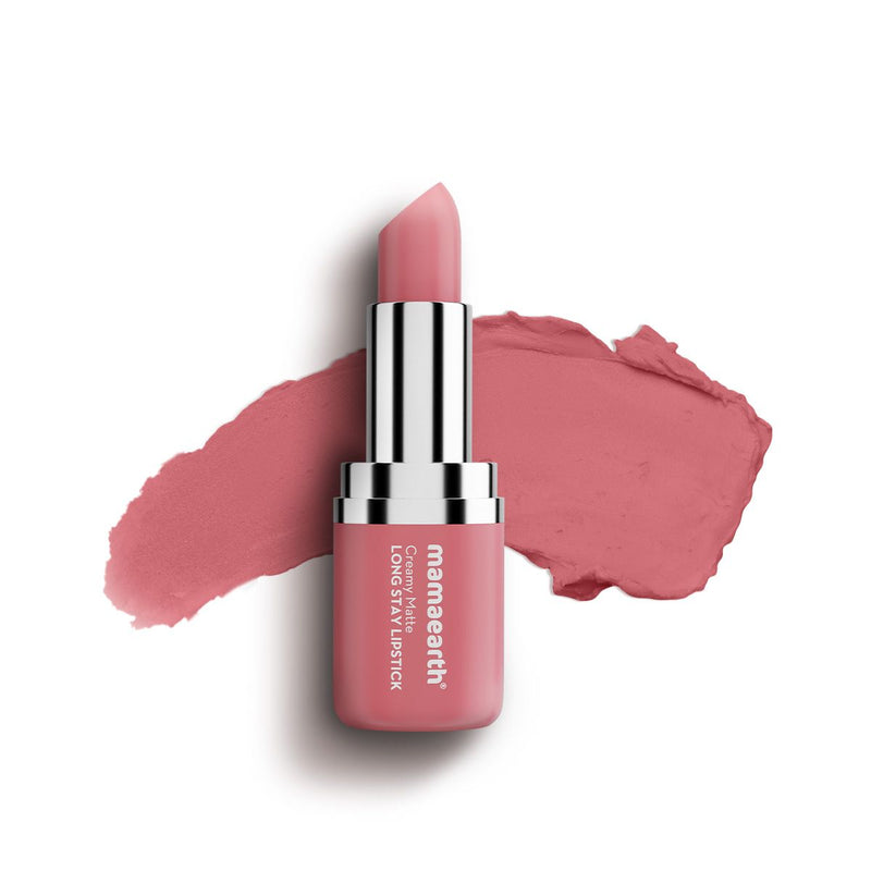Creamy Matte Long Stay Lipstick with Murumuru Butter and Vitamin E  - 4.2g | Hibiscus Nude