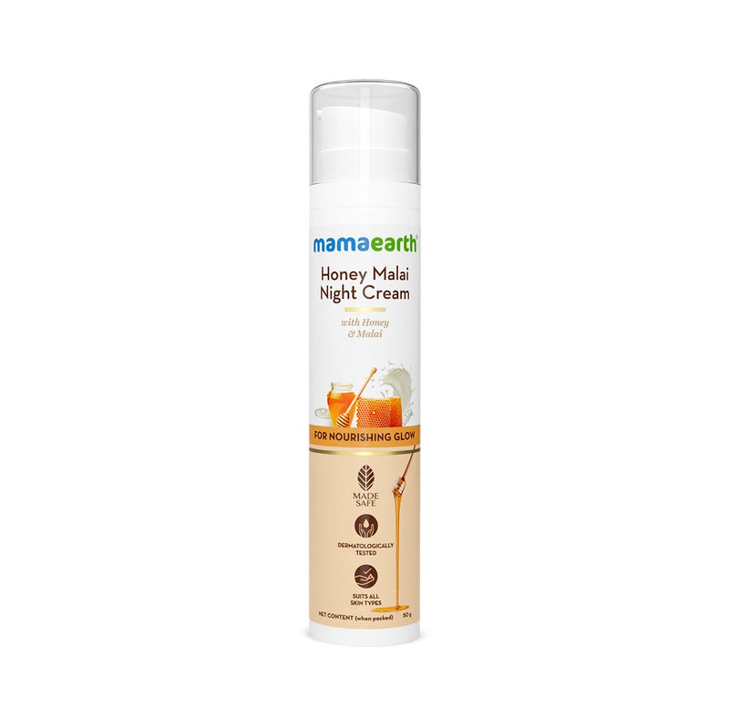Honey Malai Night Cream with Honey & Malai for Nourishing Glow - 50 g