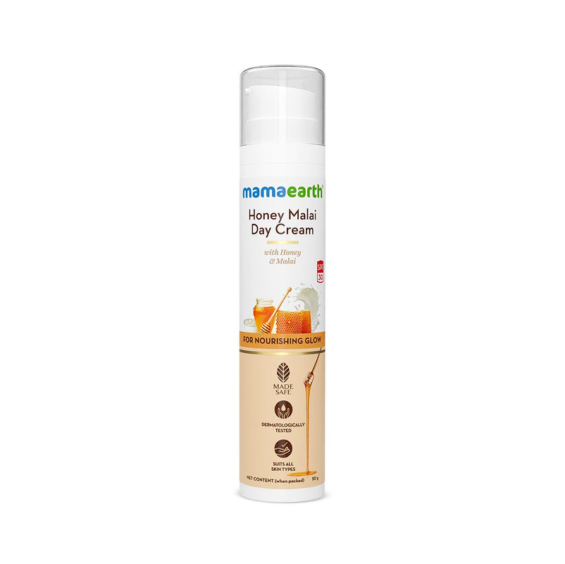 Honey Malai Day Cream with Honey & Malai for Nourishing Glow - 50 g