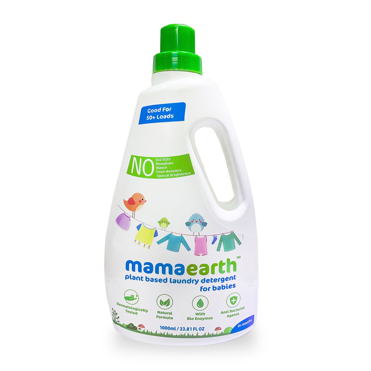 Plant based laundry detergent, 1000ml (Saver Pack, get 40% extra)