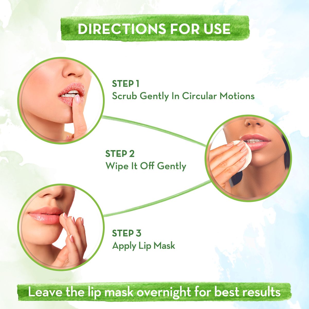 Vitamin C 100% Natural Lip Care Kit With Lip Scrub & Lip Mask For Pink and Plump Lips - 90 g