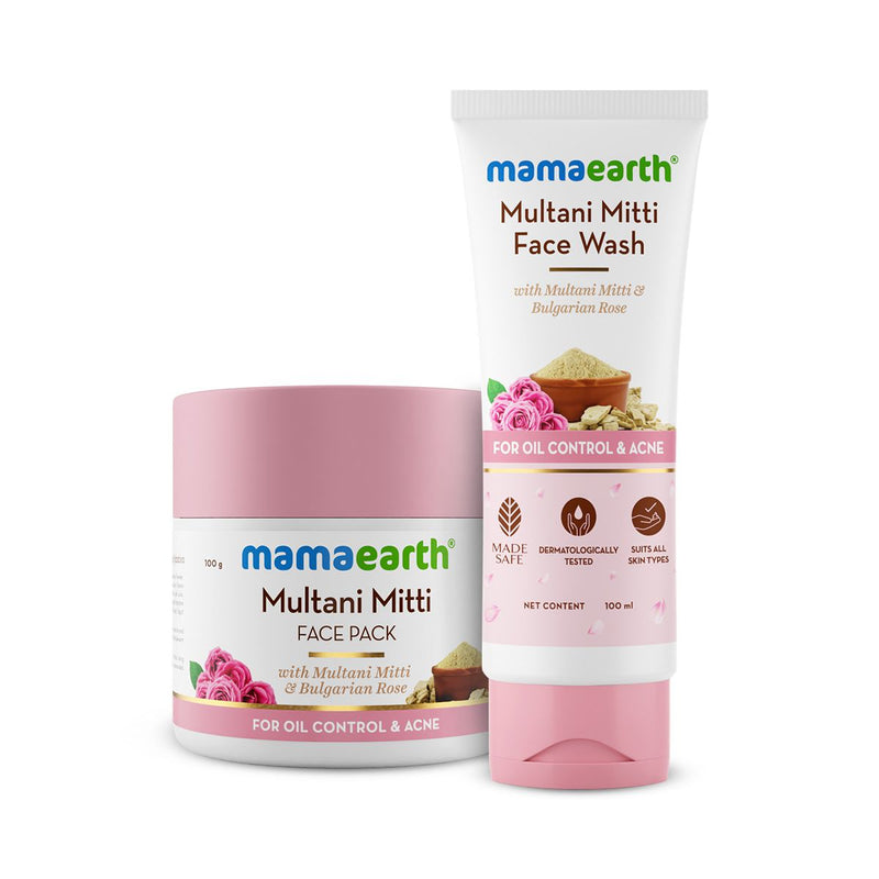 Multani Mitti Acne Control Combo - 100ml + 100gm