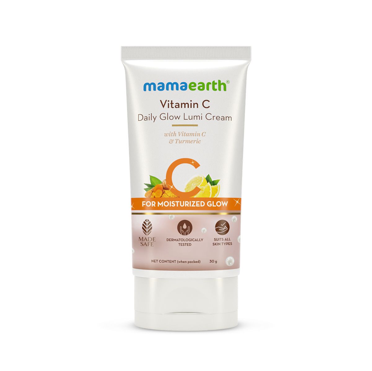 Vitamin C Daily Glow Lumi Cream with Vitamin C & Turmeric for Highlighter Like Glow - 30 g