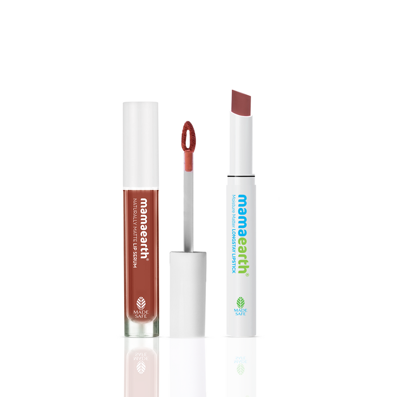 Everyday Browns Lipstick Combo - 3ml + 2gm